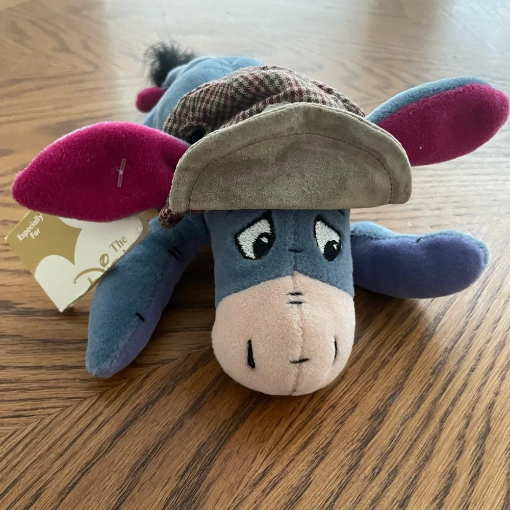 VINTAGE Disney Store Eeyore Plush Doll 11 inches